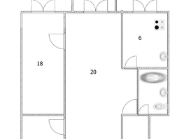 Продается 2-комнатная квартира Железнодорожная ул, 40.7  м², 4000000 рублей