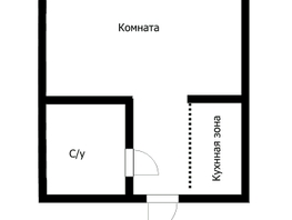 Продается 1-комнатная квартира Угрюмова Александра ул, 18.1  м², 1600000 рублей