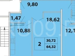 Продается 2-комнатная квартира Нефтяная ул, 68  м², 6800000 рублей