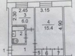 Продается 1-комнатная квартира Баранчуковский пер, 30.5 м², 3100000 рублей