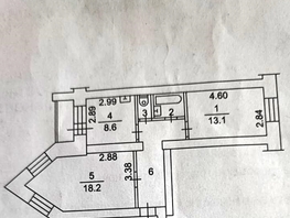 Продается 2-комнатная квартира Яковлева ул, 51.5 м², 5140000 рублей