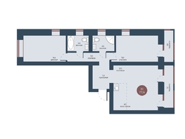 Продается 3-комнатная квартира ЖК Белозерский, корпус 5, 77.4  м², 16528595 рублей