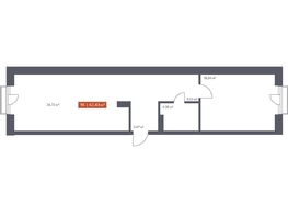 Продается 1-комнатная квартира ЖК Ломоносов, 62.43  м², 11526518 рублей