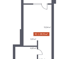 Продается Студия ЖК Ломоносов, 28.15  м², 6475500 рублей