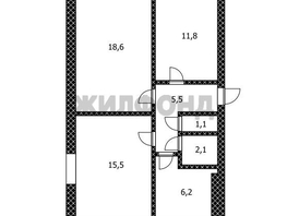 Продается 3-комнатная квартира Юбилейная ул, 60.8 м², 2500000 рублей