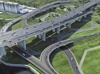 Съезд с четвертого моста построит компания из Новосибирска