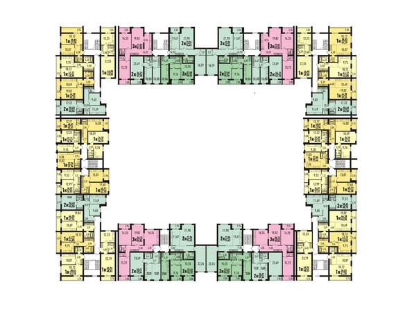 Планировка 3 этажа