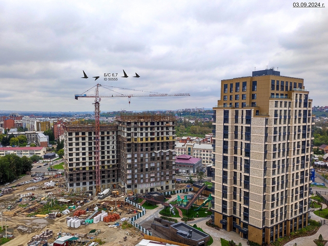 Новостройка Стрижи Сити, блок-секции 6,7