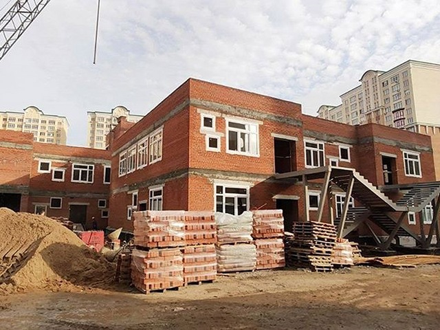Для детского сада на Московском проспекте построена коробка здания