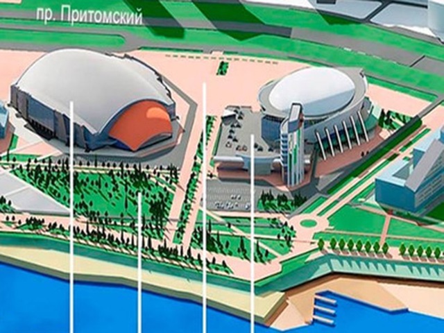 Новую набережную с пляжем обустроят возле спорткомплекса «Кузбасс-Арена»