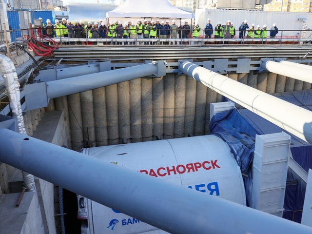 В Красноярске начали прокладывать второй тоннель от Шахтёров до центра города