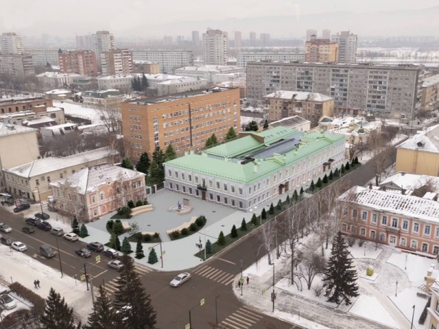 Красноярцам показали эскизы нового Музейного квартала в центре