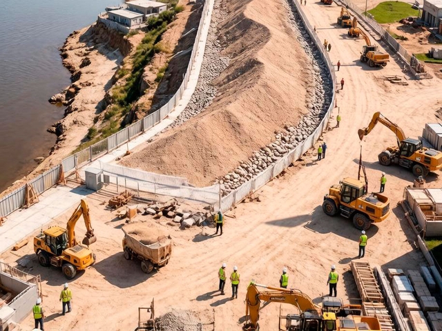 В Барнауле в 2027 году начнется строительство новой набережной под обрывистым берегом Оби